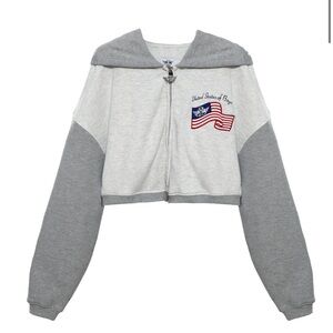 Boys Lie United States of Boys Lie Cropped Alex Zip